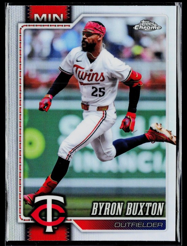 2026 Topps Chrome #173 Byron Buxton Refractors