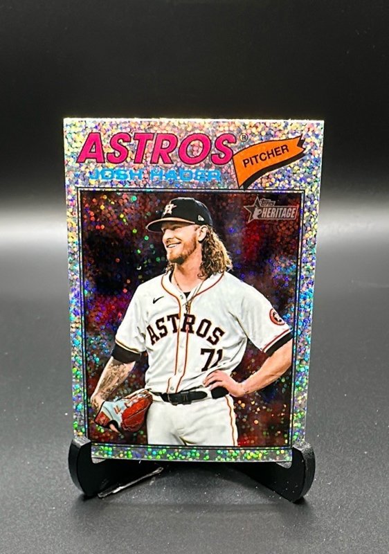 2026 Topps Heritage #9 Josh Hader Chrome Silver Sparkle Refractors