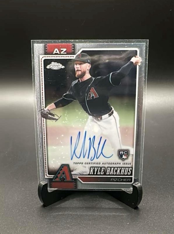 2026 Topps Chrome Kyle Backhus Arizona Diamondbacks RA-KB RC Auto