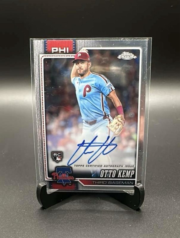 Topps 2026 Topps Chrome Otto Kemp Philadelphia Phillies RC Auto #RA-OK