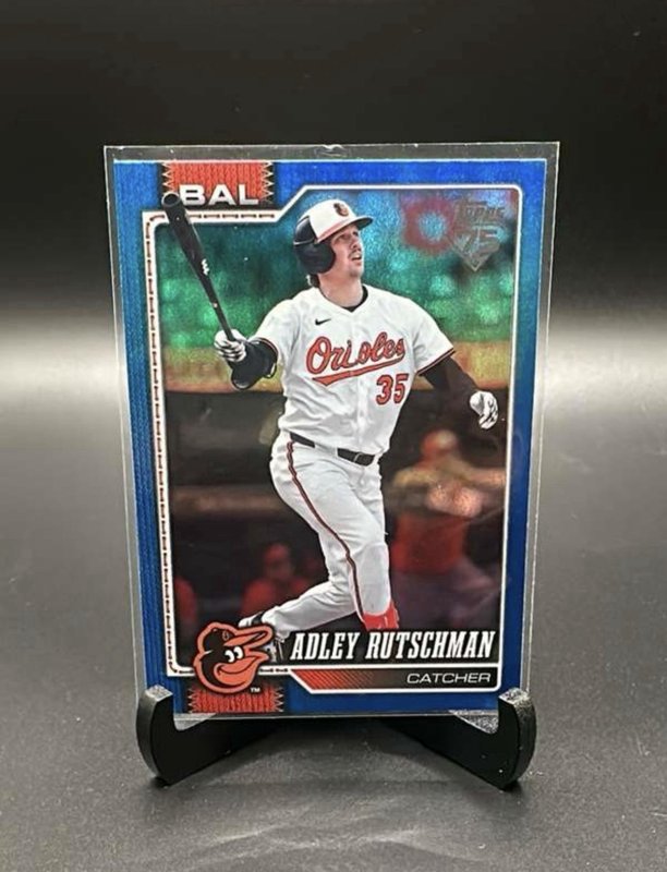 ADLEY RUTSCHMAN BLUE HOLO FOIL /150 2026 TOPPS SERIES 2 #358