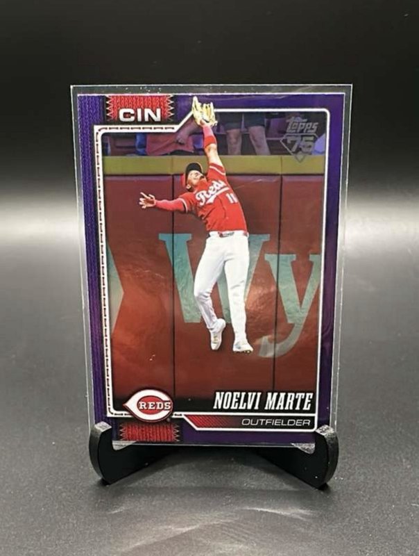 2026 Topps Series 2 - Noelvi Marte #687 - Purple HoloFoil /250 Cincinnati Reds