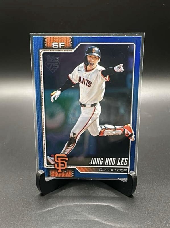 Topps 2026 Jung Hoo Lee San Francisco Giants Blue Foil Rainbow/150⚾️⚾️