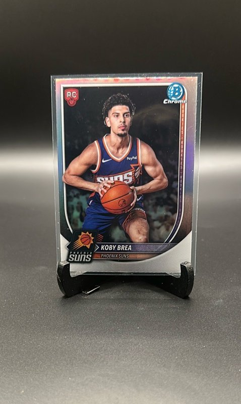 2025-26 Bowman #BRR-42 Koby Brea Chrome Rookie Red RC Logo