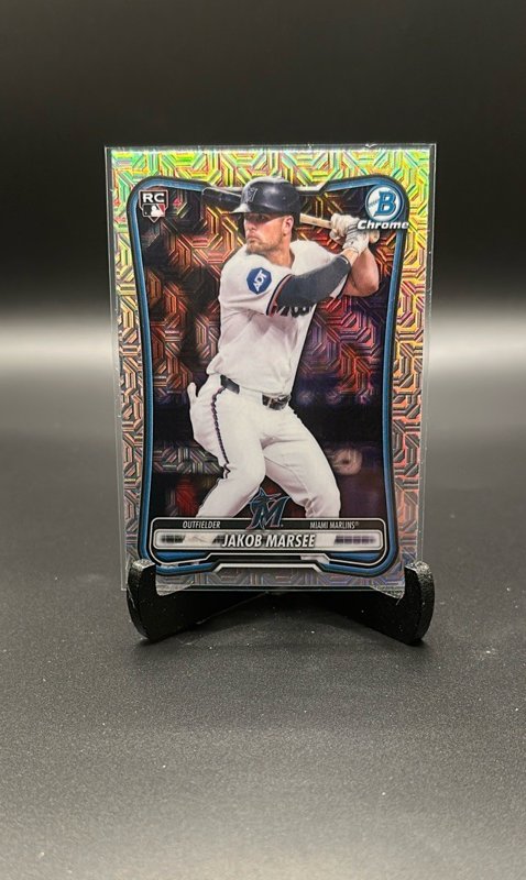 2026 Bowman #86 Jakob Marsee Chrome Mojo Refractors