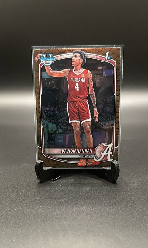 2025-26 Bowman #BCP-46 Davion Hannah Chrome Prospects Reptilian Refractor