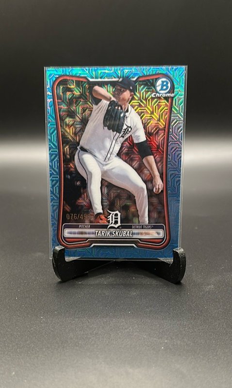 2026 Bowman #76 Tarik Skubal Sky Blue #/499
