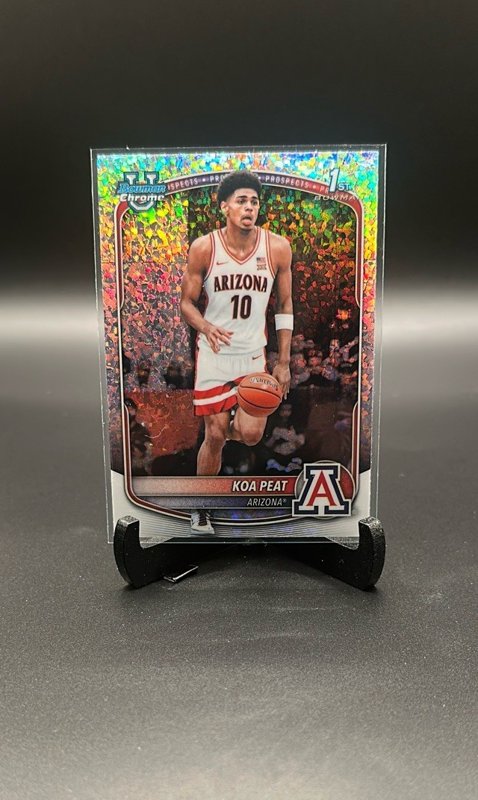 2025-26 Bowman #BCP-3 Koa Peat Chrome Prospects Mini-Diamond Refractor