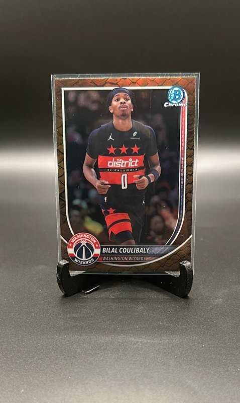 2025-26 Bowman #BCV-98 Bilal Coulibaly Chrome Reptilian Refractors