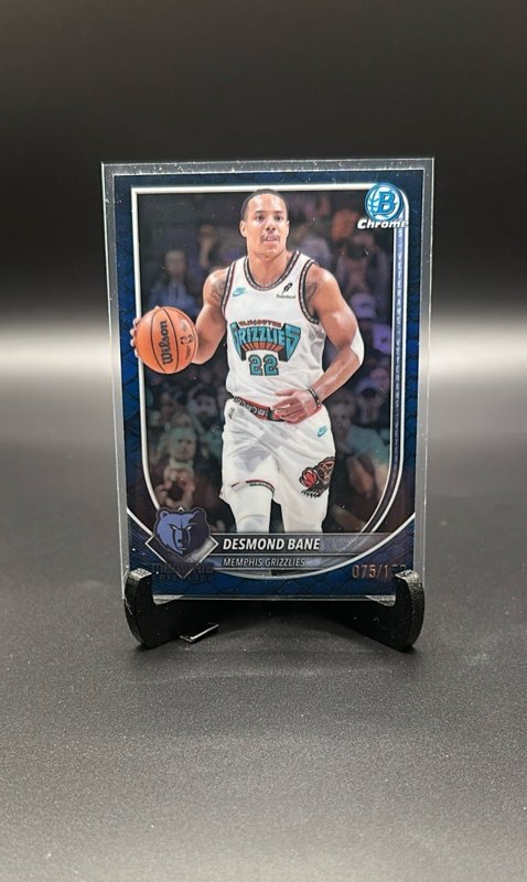 2025-26 Bowman #BCV-138 Desmond Bane Chrome Blue Refractors #/150