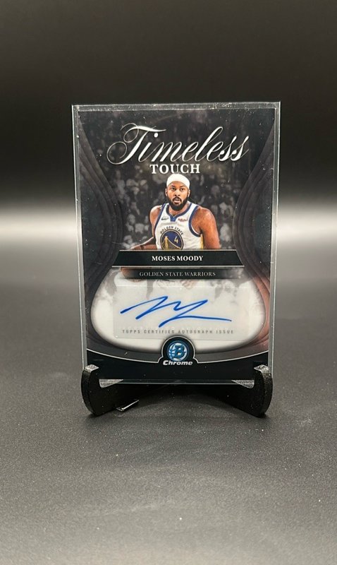 2025-26 Bowman #TTA-DC Moses Moody Timeless Touch Signatures