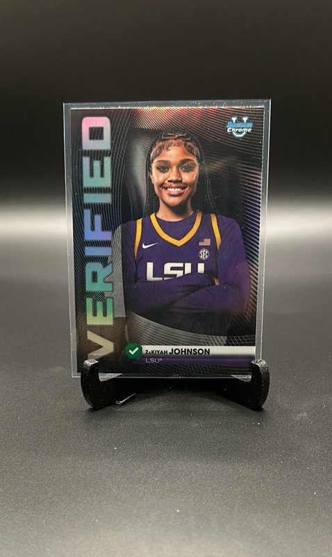 2025-26 Bowman #BV-21 ZaKiyah Johnson Bowman Verified Refractor