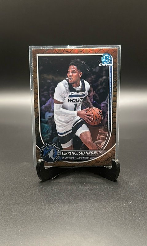 2025-26 Bowman #BCV-105 Terrence Shannon Jr. Chrome Reptilian Refractors