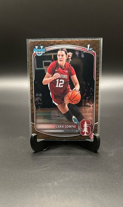 2025-26 Bowman #BCP-44 Lara Somfai Chrome Prospects Reptilian Refractor