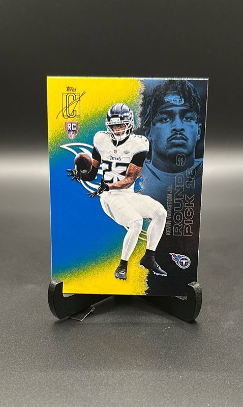 2025 Topps Signature Class #212 Kevin Winston Jr. Blue & Yellow