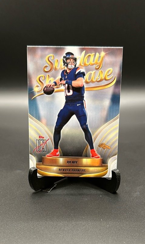 2025 Topps Signature Class #SS-15 Bo Nix Sunday Showcase