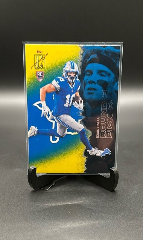 2025 Topps Signature Class #131 Isaac TeSlaa Blue & Yellow