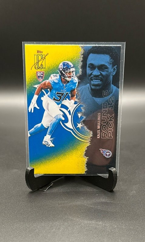 2025 Topps Signature Class #172 Kalel Mullings Blue & Yellow