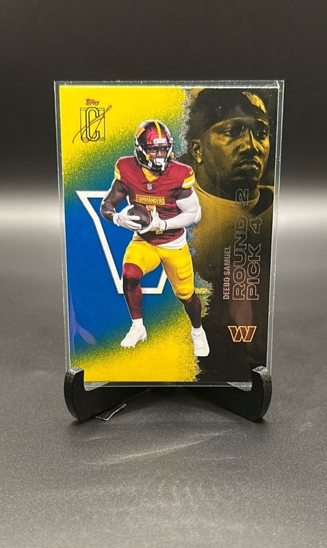 2025 Topps Signature Class #56 Deebo Samuel Blue & Yellow