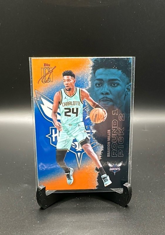 2025-26 Topps Signature Class #3 Brandon Miller Blue & Orange