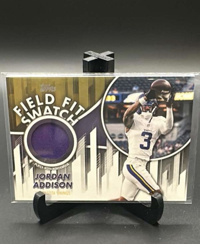 2026 Topps Flagship #FFSC-JAD Jordan Addison Field Fit Swatches