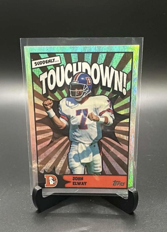 2026 Topps Flagship Suddenly Touchdown! John Elway #TD-5 SSP Denver Broncos