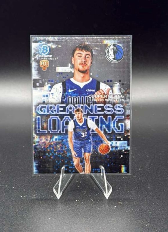 2025-26 Bowman Chrome Cooper Flagg Greatness Loading Rookie RC GL-1 SP Mavs