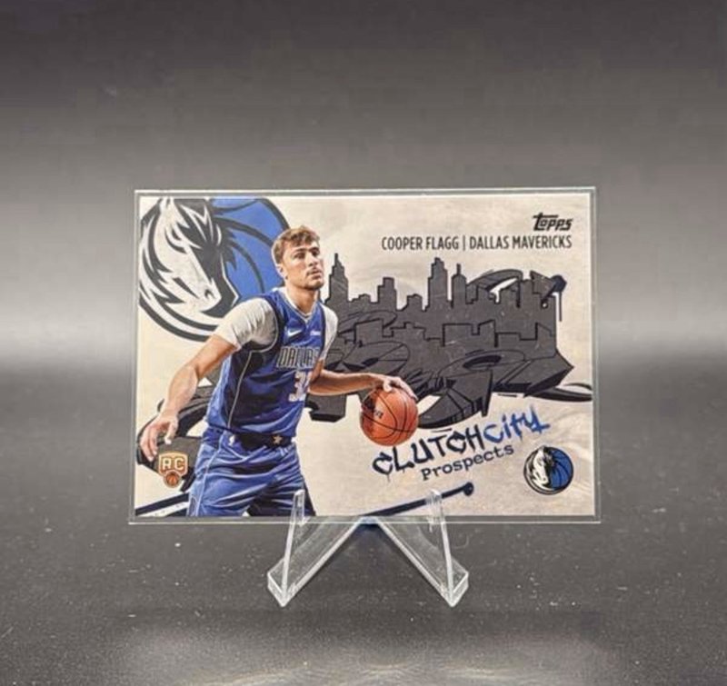 2025-26 Topps - Clutch City Prospects Cooper Flagg #CC-1 (RC)Dallas Mavericks