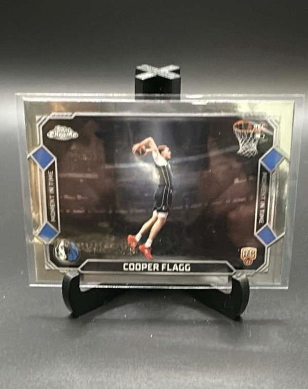 2025-26 Topps Chrome Update - Cooper Flagg - Mavericks #MT-16 Moment In Time RC