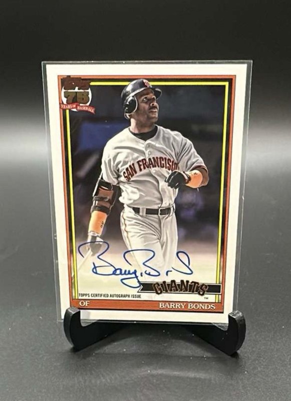 Barry Bonds 2026 Topps Series 2 1991 Retro On Card Auto SSP GIANTS