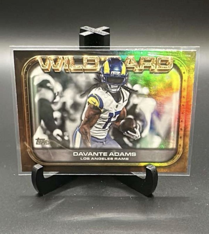 2026 Topps Flagship Davante Adams wildcard Insert #WC-21 Los Angeles Rams 🔥