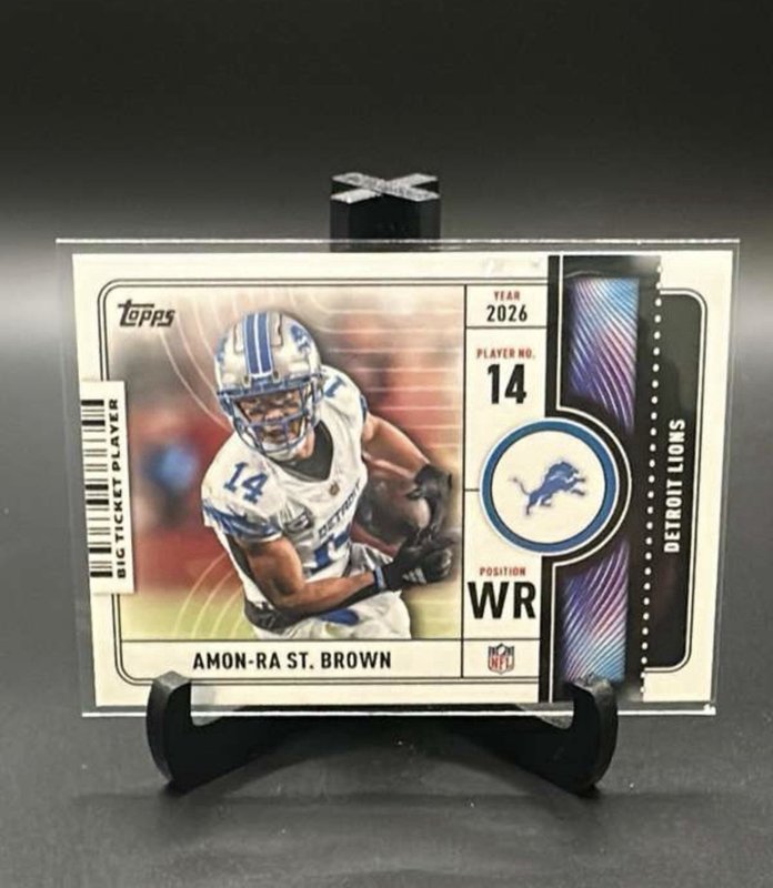 2026 Topps Flagship #BTP-14 Amon-Ra St. Brown Big Ticket Players