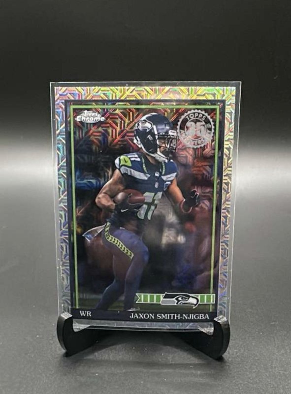 Jaxon Smith-Njigba Mojo Refractor 2026 Topps Flagship #91TC-8 Seattle Seahawks