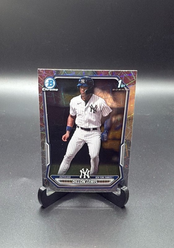 2026 Bowman #BCP-148 Dillon Lewis Chrome Prospects Lazer Refractor