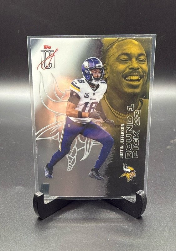 2025 Topps Signature Class #36 Justin Jefferson Chrome