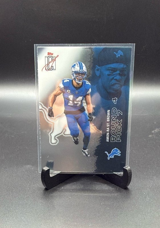 2025 Topps Signature Class #19 Amon-Ra St. Brown Chrome