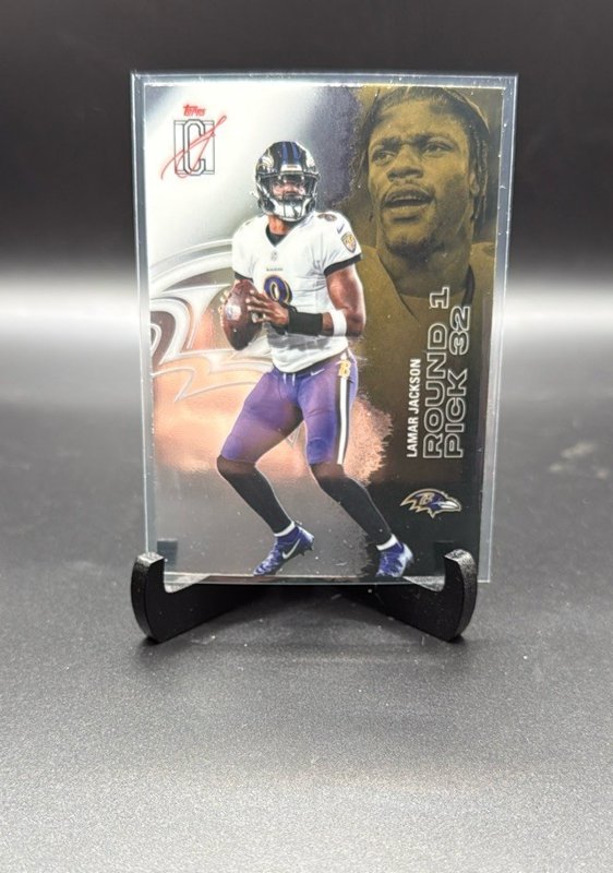 2025 Topps Signature Class #5 Lamar Jackson Chrome