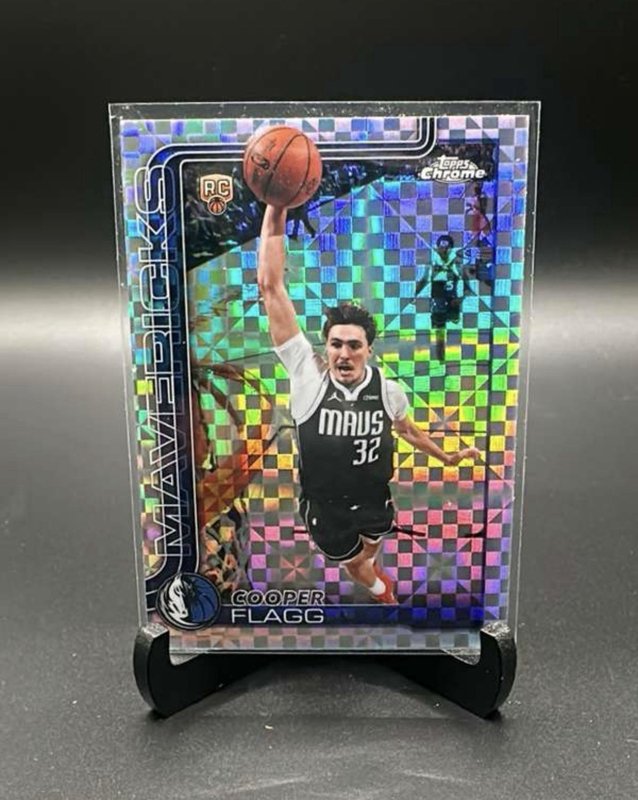 2025-26 Topps Chrome Update - Cooper Flagg Rookie X-Fractor Refractor