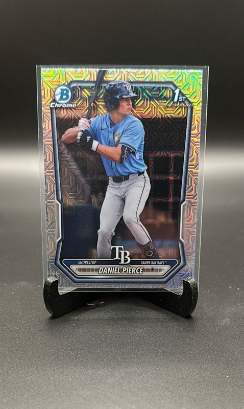 2026 Bowman #BCP-77 Daniel Pierce Chrome Prospects Mojo Refractor