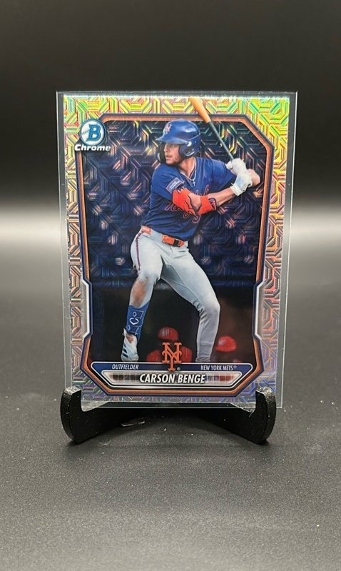 2026 Bowman #BCP-111 Carson Benge Chrome Prospects Mojo Refractor