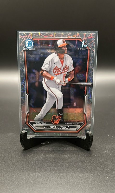 2026 Bowman #BCP-117 Victor Figueroa Chrome Prospects Lazer Refractor