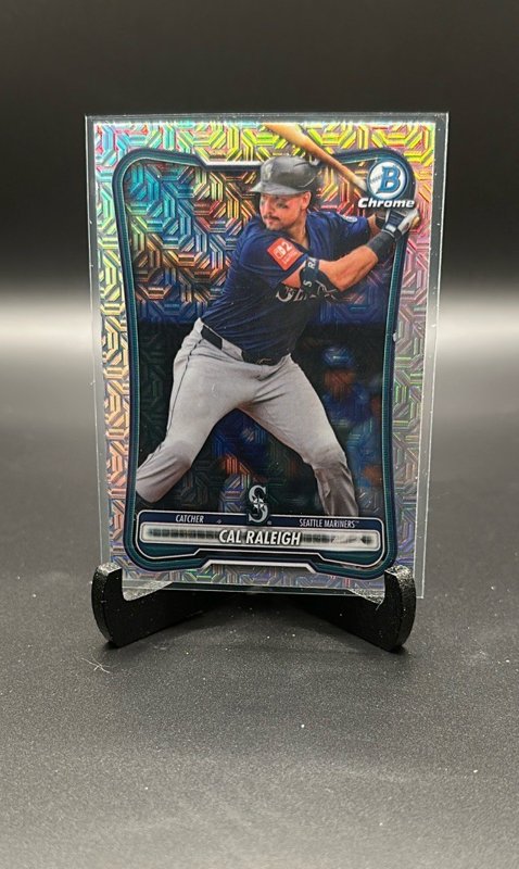 2026 Bowman #13 Cal Raleigh Chrome Mojo Refractors