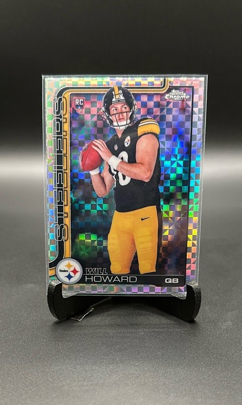 2025 Topps Chrome #321 Will Howard X-Fractor