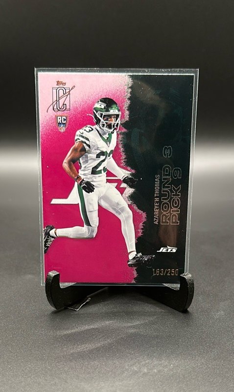 2025 Topps Signature Class #198 Azareye'h Thomas Magenta #/250