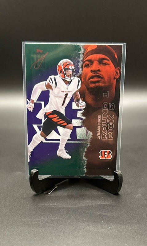 2025 Topps Signature Class #12 Ja'Marr Chase Green & Purple