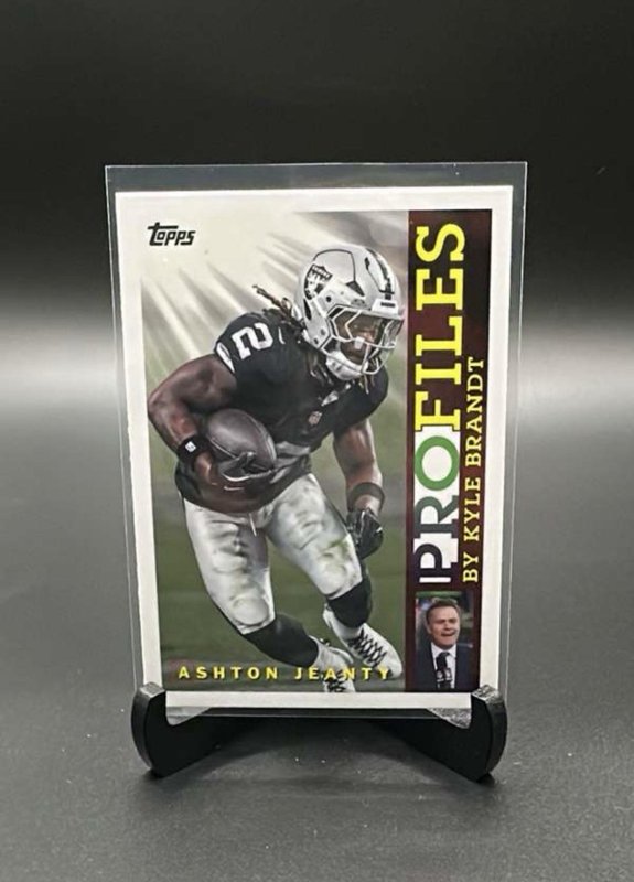 2026 Topps Flagship #TP-21 Ashton Jeanty Topps Profiles Las Vegas Raiders