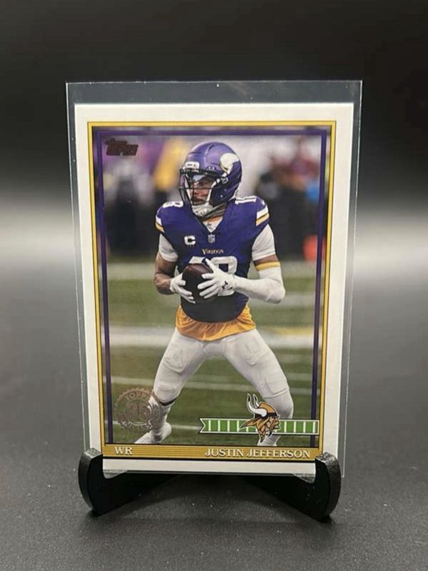 Justin Jefferson 1991 Topps Football 2026 Topps Flagship #91TF-38