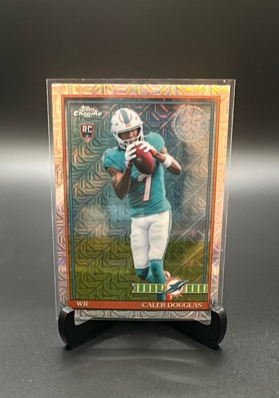2026 Topps Flagship #91TRC-16 Caleb Douglas 1991 Topps Football Rookies Chrome