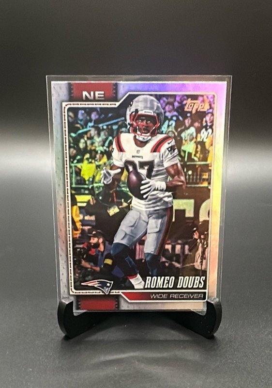 2026 Topps Flagship #74 Romeo Doubs Rainbow Foil