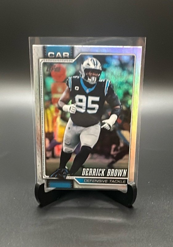 2026 Topps Flagship #227 Derrick Brown Rainbow Foil
